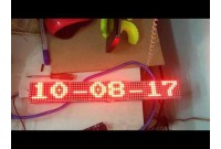 Led ma trận hiển thị thời gian nhiệt độ